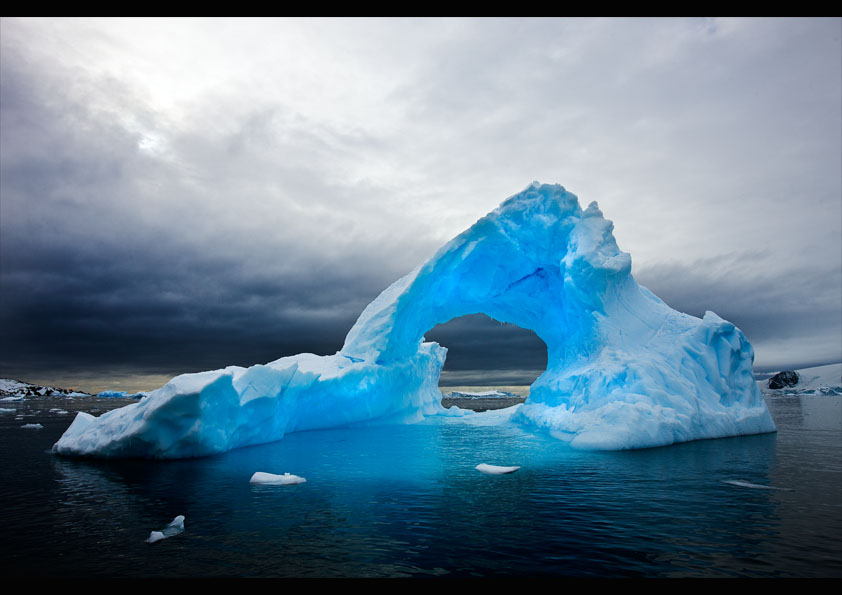 Isberg Antarktis