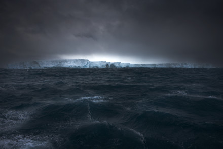 Isberg på Sydatlanten Antarktis